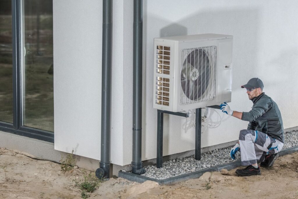 Šilumos siurblys oras–vanduo: montavimas ir priežiūra
