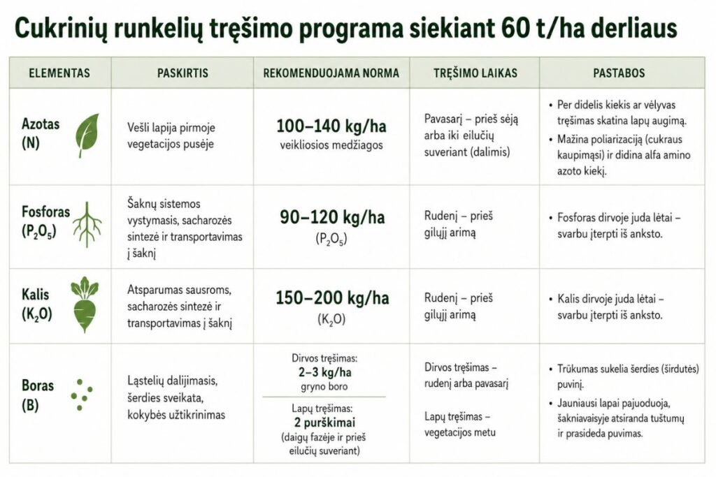 Tręšimo strategija: trys esminiai elementai ir mikroelementų svarba